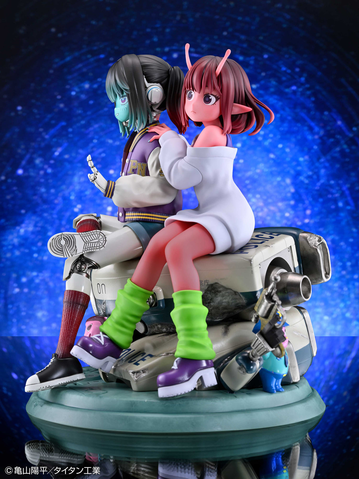 MILKY☆SUBWAY THE GALACTIC LIMITED EXPRESS Chiharu &amp; Makina Scale Figure