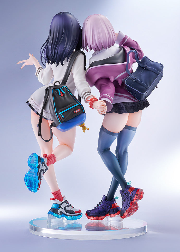 SSSS.GRIDMAN Rikka Takarada &amp; Akane Shinjo feat toridamono 1/7 Scale Figure
