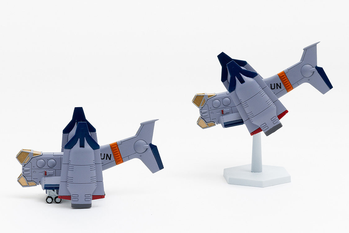 Rebuild of Evangelion SYUTO Tiny Scale 1/350 UNAF Close Air Support VTOL Aircraft YAGR-3B