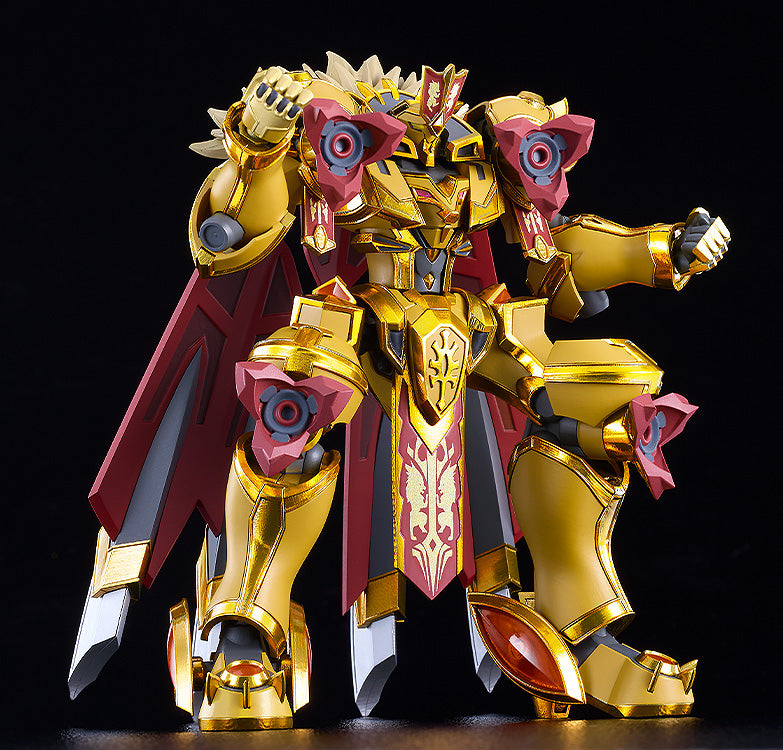 Knight's &amp; Magic MODEROID Goldleo : ROYAL METALLIC Ver