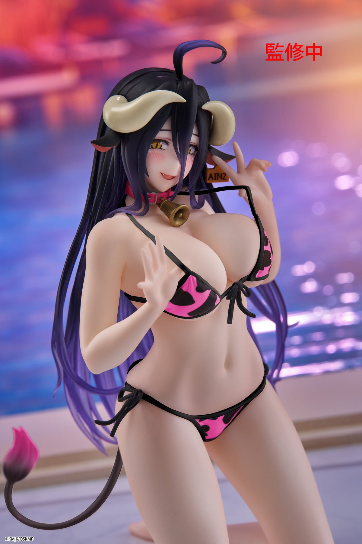OVERLORD Desktop Cute Figure Albedo Cow-Print Swimsuit Ver Renewal