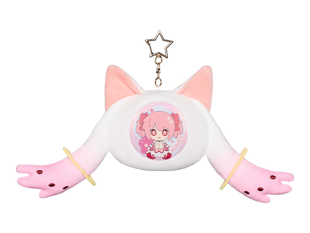 Puella Magi Madoka Magica The Movie Rebellion Fluffy Keychain Pinback Button Case