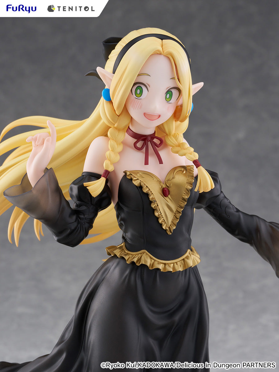 marcille black dress Delicious in Dungeon Labyrinth Master Cosplay Cos Gcosplay dressed in a black dress Tenitol Tall Delicious in Dungeon