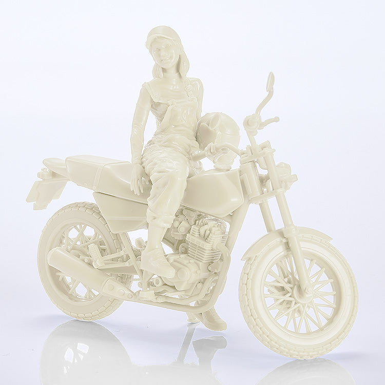 PLAMAX MF-103 Rider's portrait Honda FTR 223 White