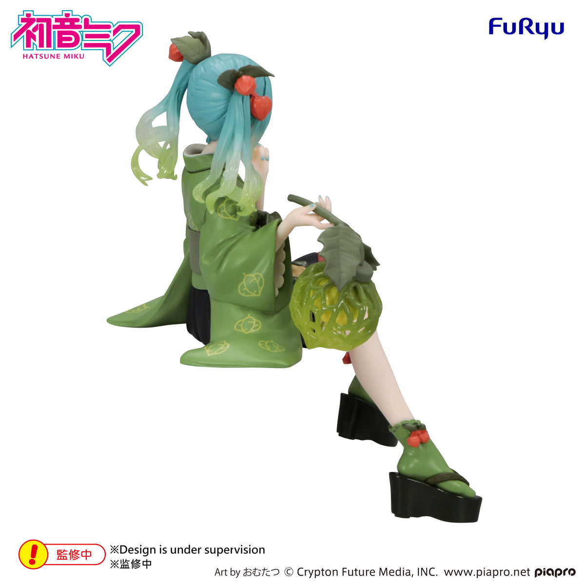 Hatsune Miku Noodle Stopper Figure Flower Fairy Winter Cherry Green Color ver