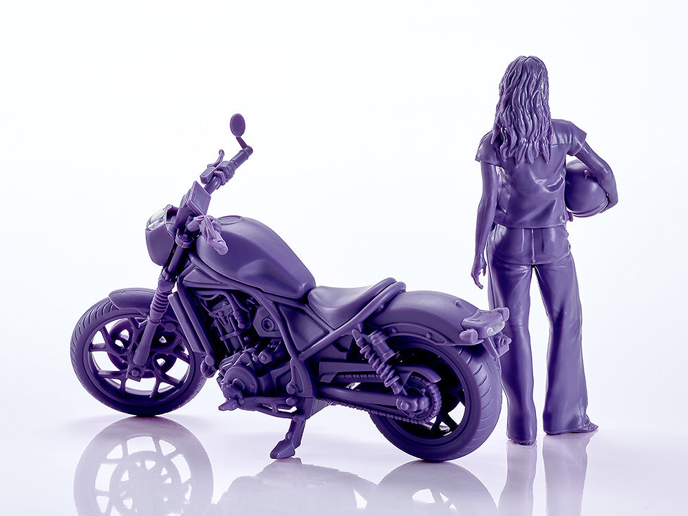 PLAMAX MF-101 Rider's portrait Honda Rebel 1100 Navy