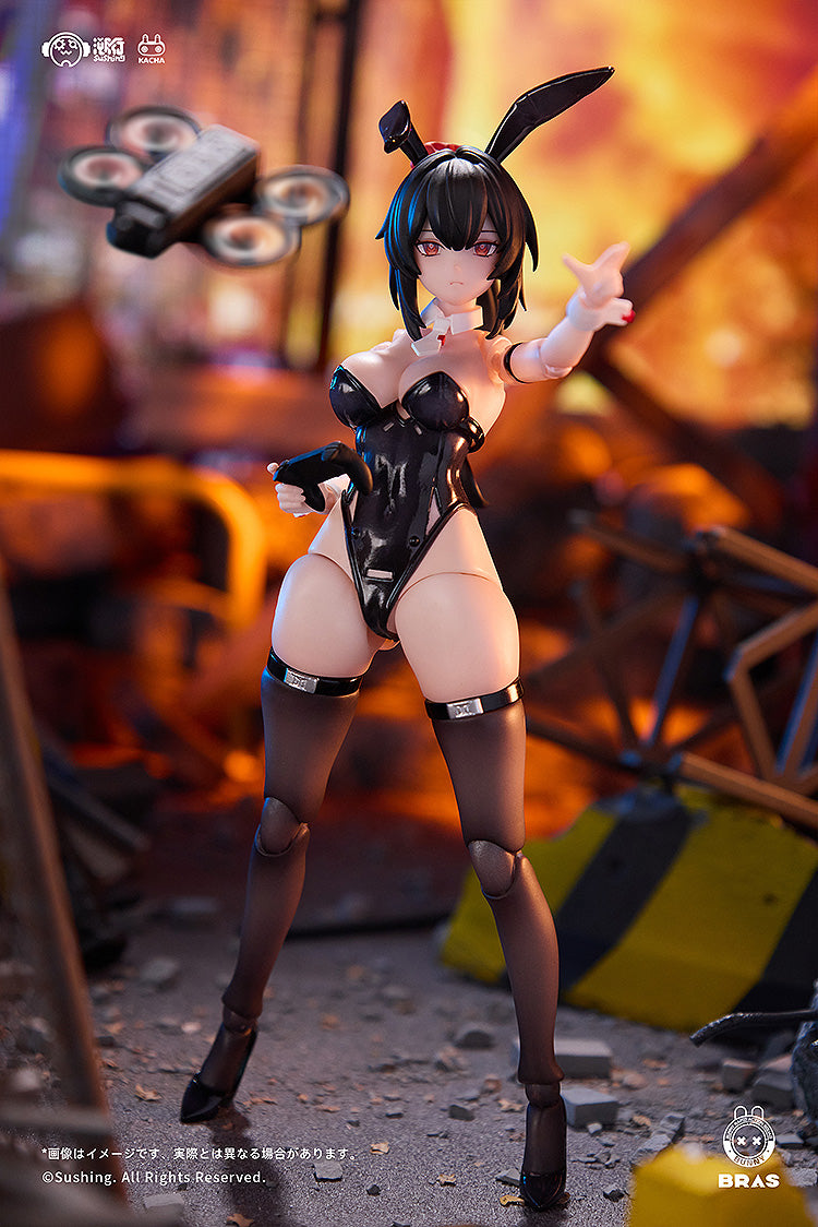 BUNNY RAPID ACTION SQUAD Attacker Runa 1/12 Articulated Figure