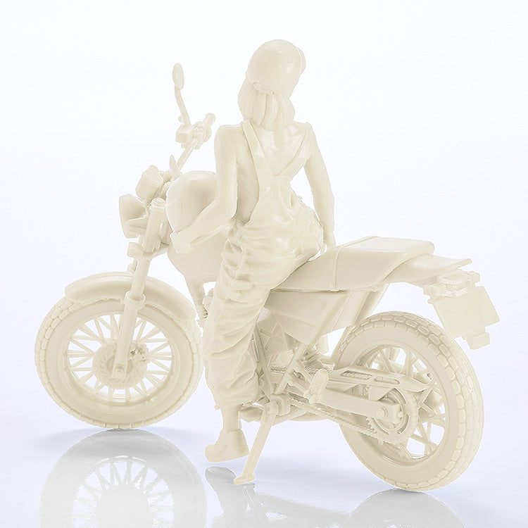 PLAMAX MF-103 Rider's portrait Honda FTR 223 White