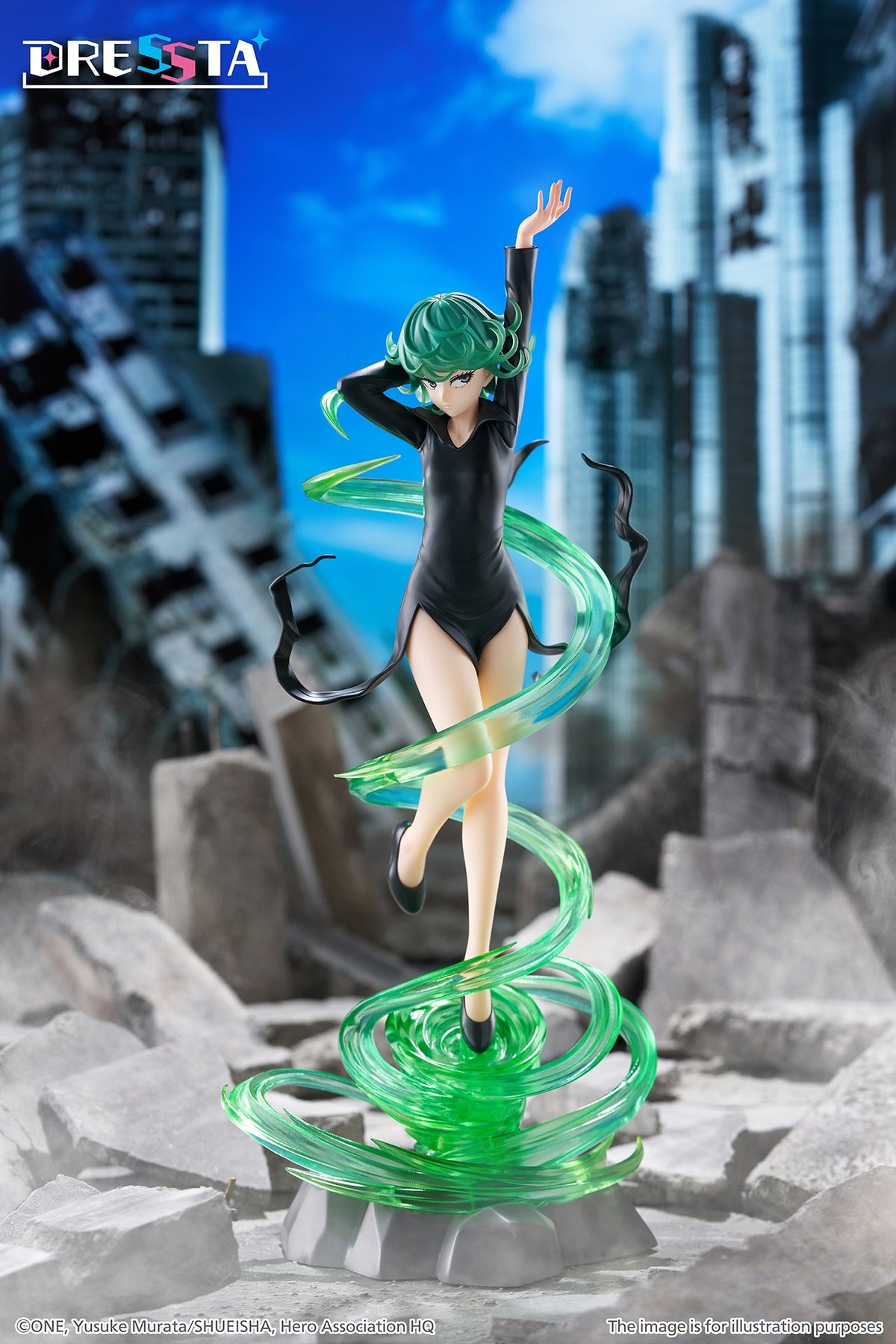 One-Punch Man DRESSTA Statue Figure Terrible Tornado