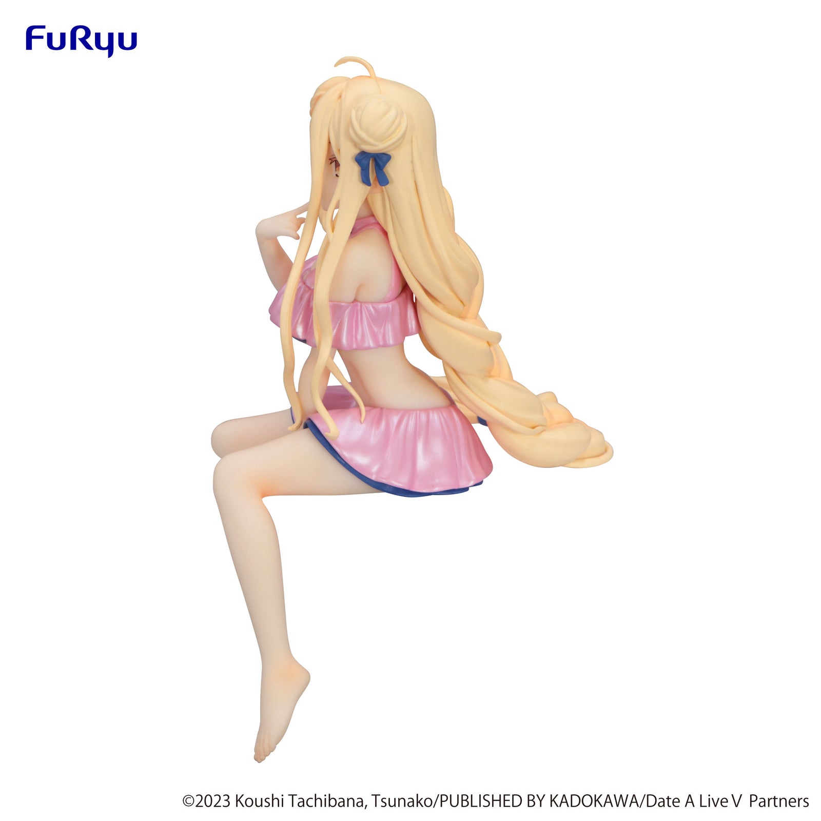 Date A Live V Noodle Stopper Figure Mukuro Hoshimiya Swimsuit Pastel Pink Color ver