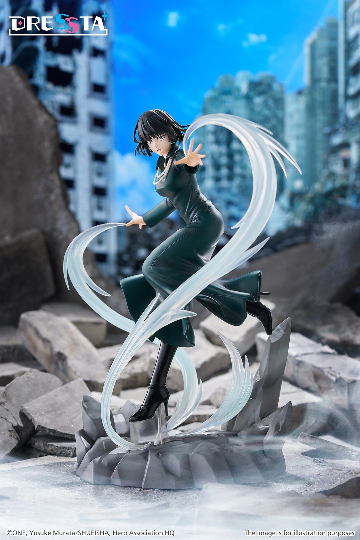 One-Punch Man DRESSTA Statue Figure Hellish Blizzard