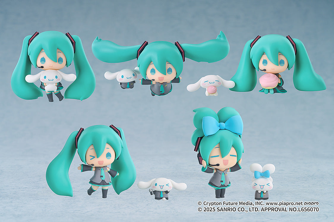 Hatsune Miku x Cinnamoroll Collectible Figure Hatsune Miku x Cinnamoroll (SET of 5pcs)