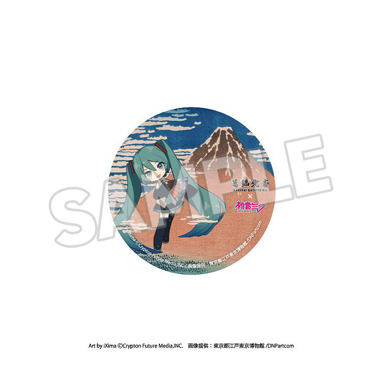 KATSUSHIKA HOKUSAI×HATSUNE MIKU Pinback Button (SET of 8pcs)