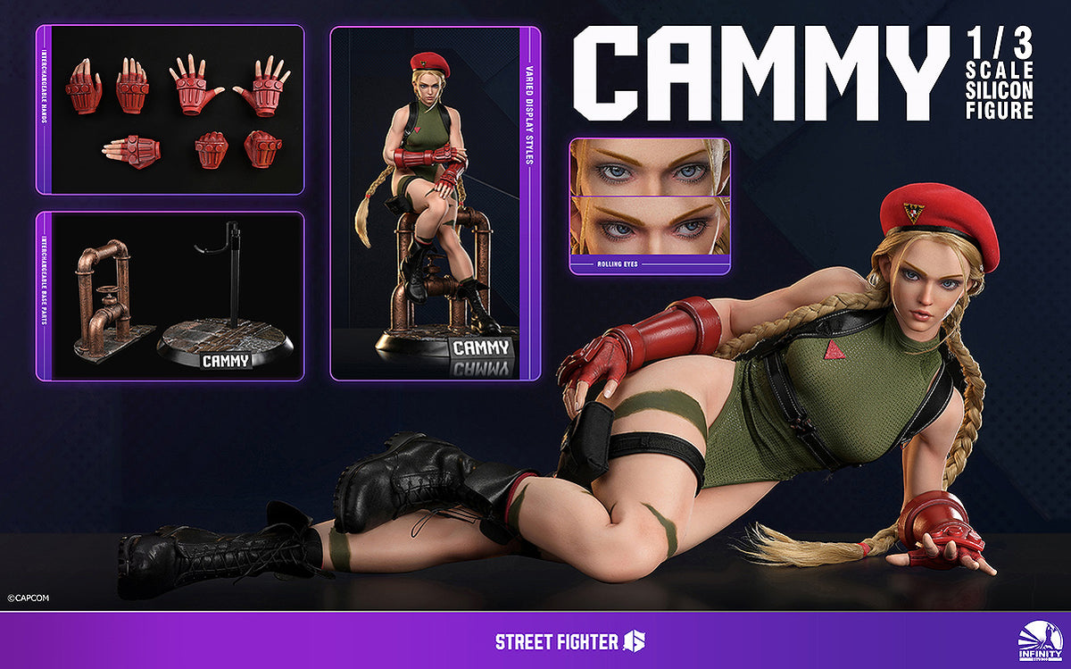 STREET FIGHTER VI Cammy 1/3 Scale Silicone Action Figure