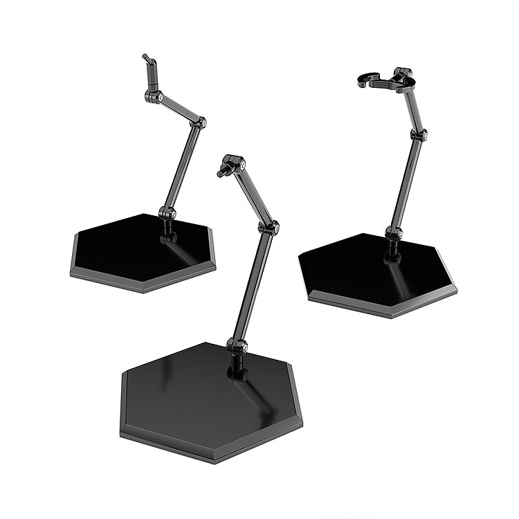 The Simple Stand x3 Black (for Figures &amp; Models) Hex Type
