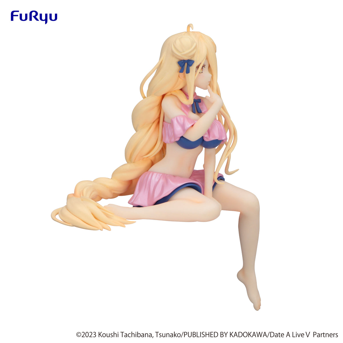 Date A Live V Noodle Stopper Figure Mukuro Hoshimiya Swimsuit Pastel Pink Color ver