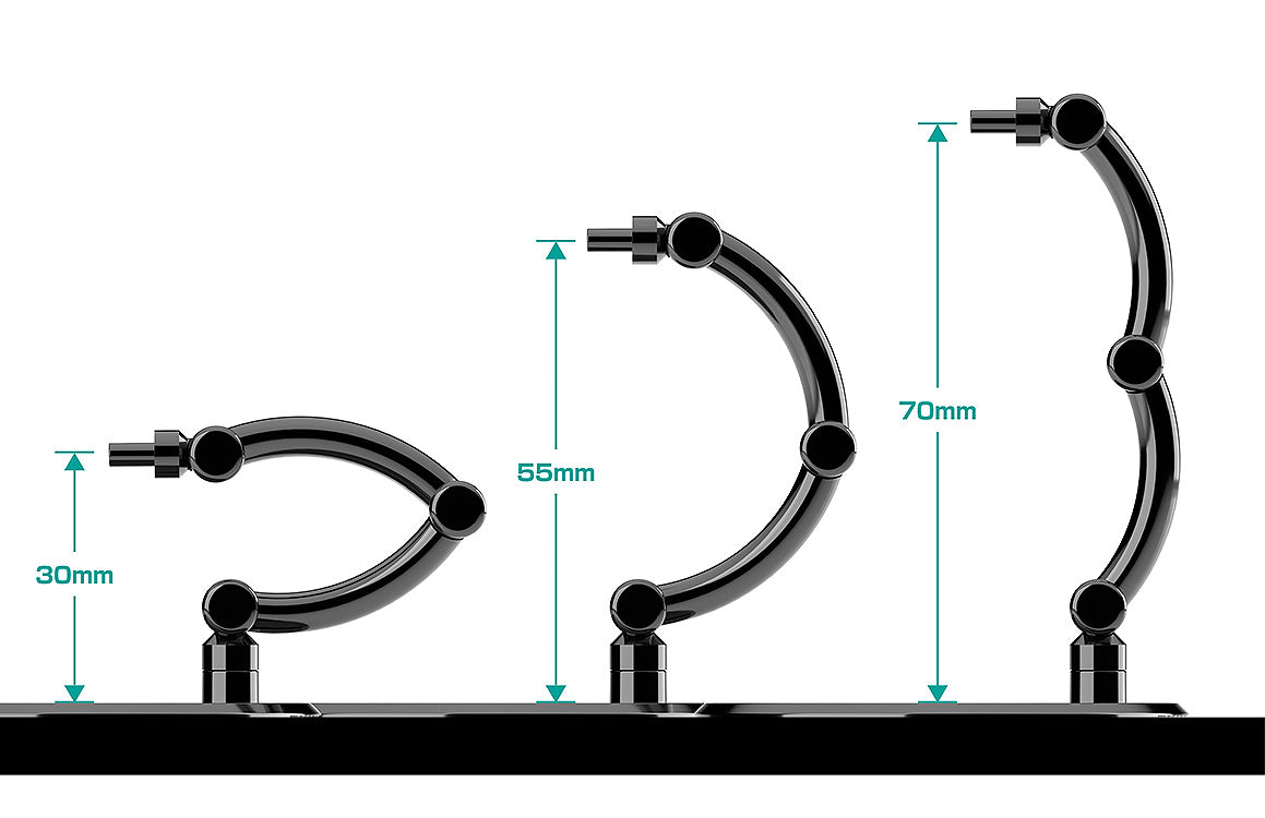 The Simple Stand mini x4 Black (for Small Figures &amp; Chibi Figures)