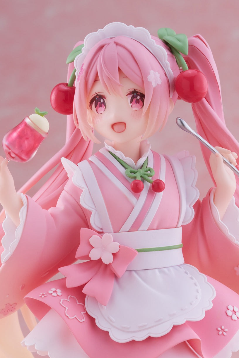 Hatsune Miku Sakura Miku Newley Written Figure Japanese Cafe Ver (rerun)