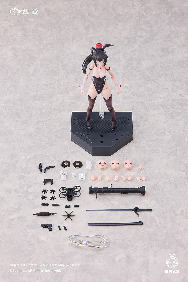BUNNY RAPID ACTION SQUAD Attacker Runa 1/12 Articulated Figure