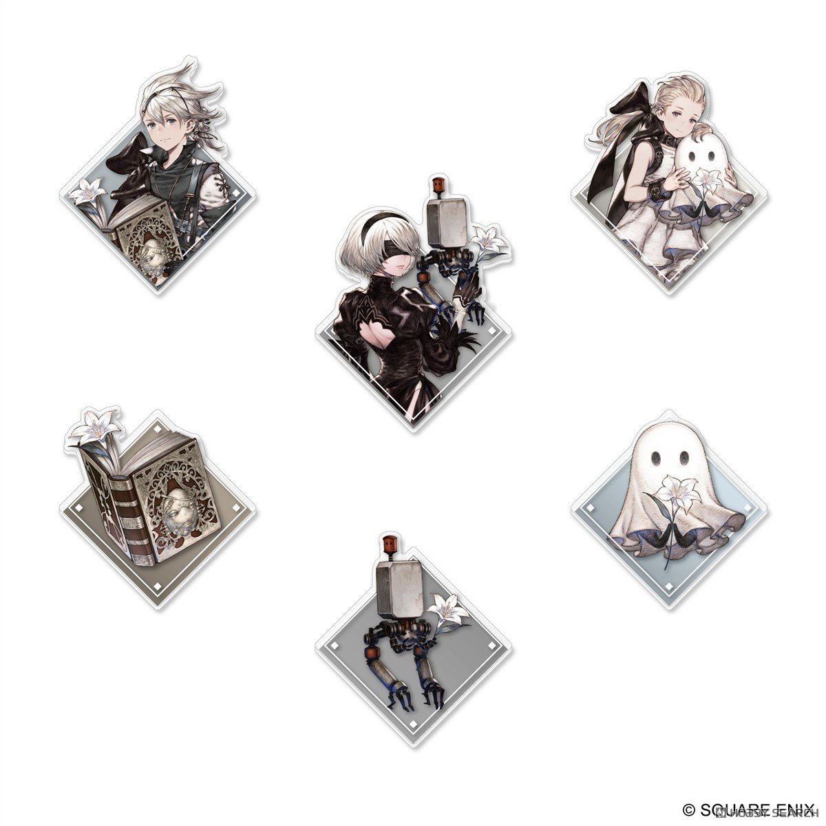 NieR Series 15th Anniversary Magnet Collection (SET of 6pcs)