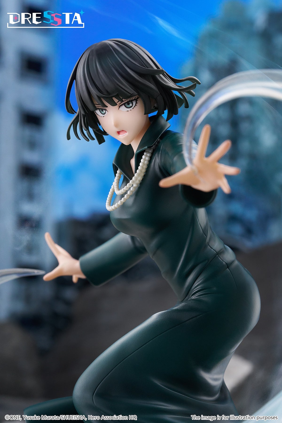 One-Punch Man DRESSTA Statue Figure Hellish Blizzard