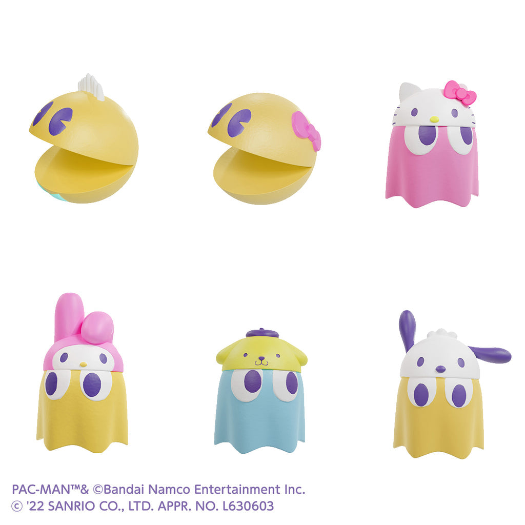 Pac-Man × Sanrio Characters Chibicollect Figure vol 1 (rerun)