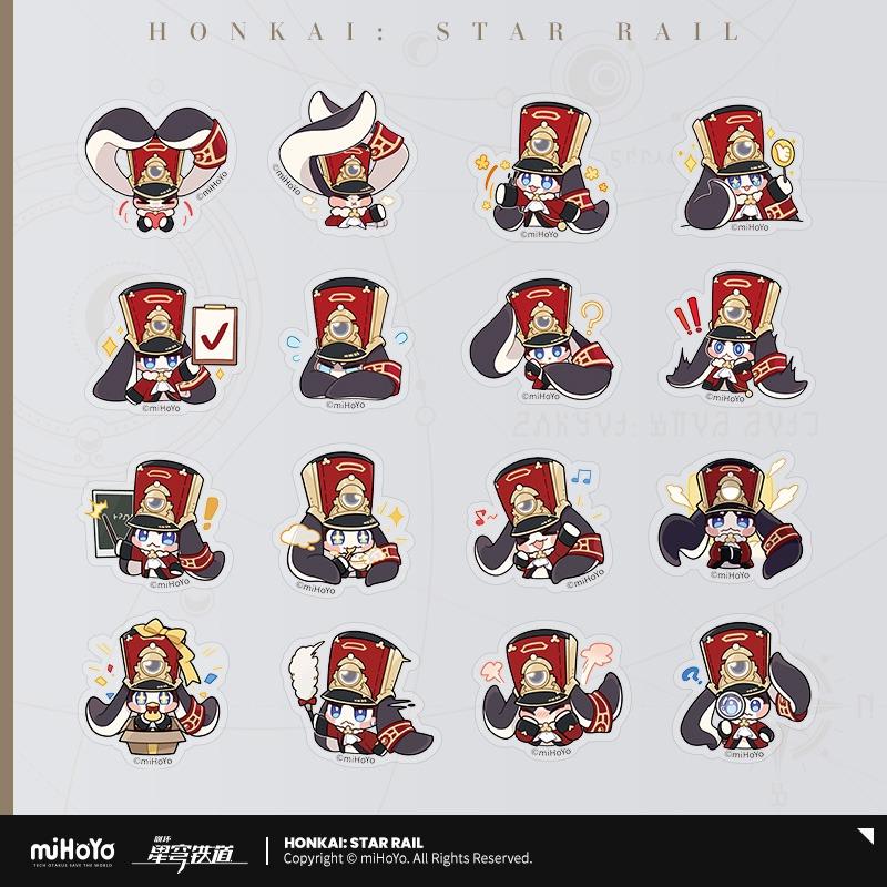 POM-POM PAVILLION SERIES CHIBI STICKER SET