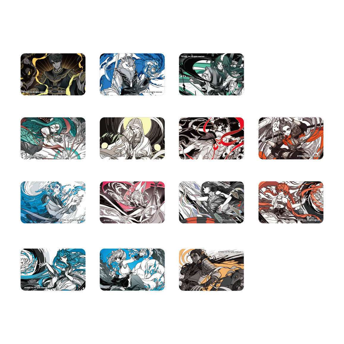 FEI REN ZAI Celestial Palace Series Badge Blind Box Square
