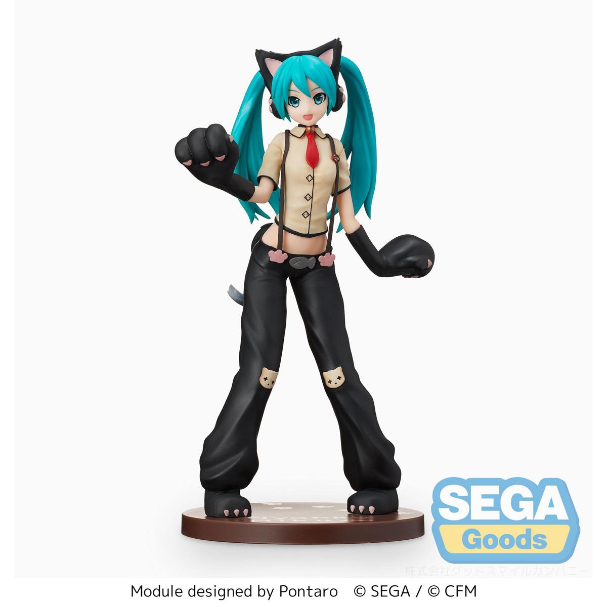 Hatsune Miku : Project DIVA Arcade Future Tone SPM Figure Hatsune Miku Kitty Cat