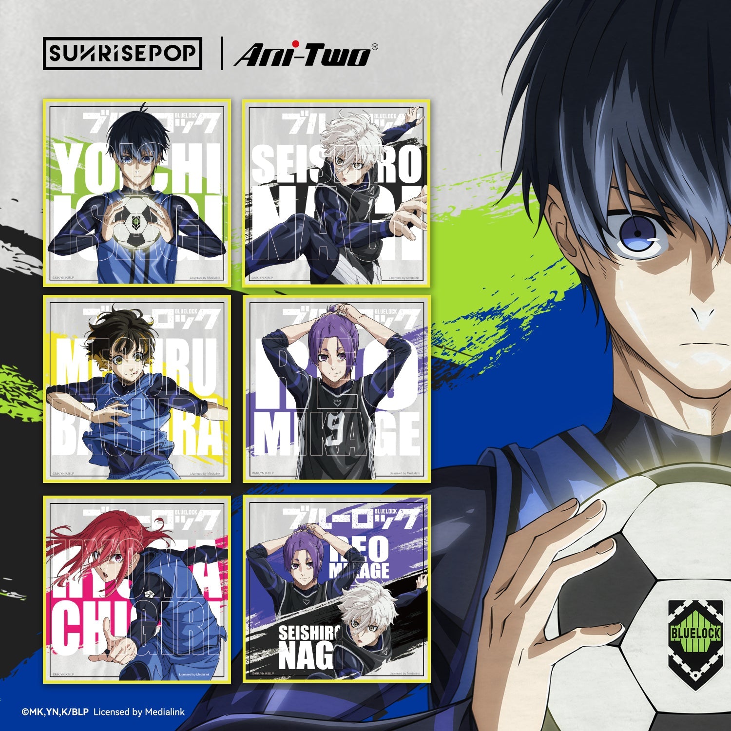 BLUE LOCK COLORED PAPER