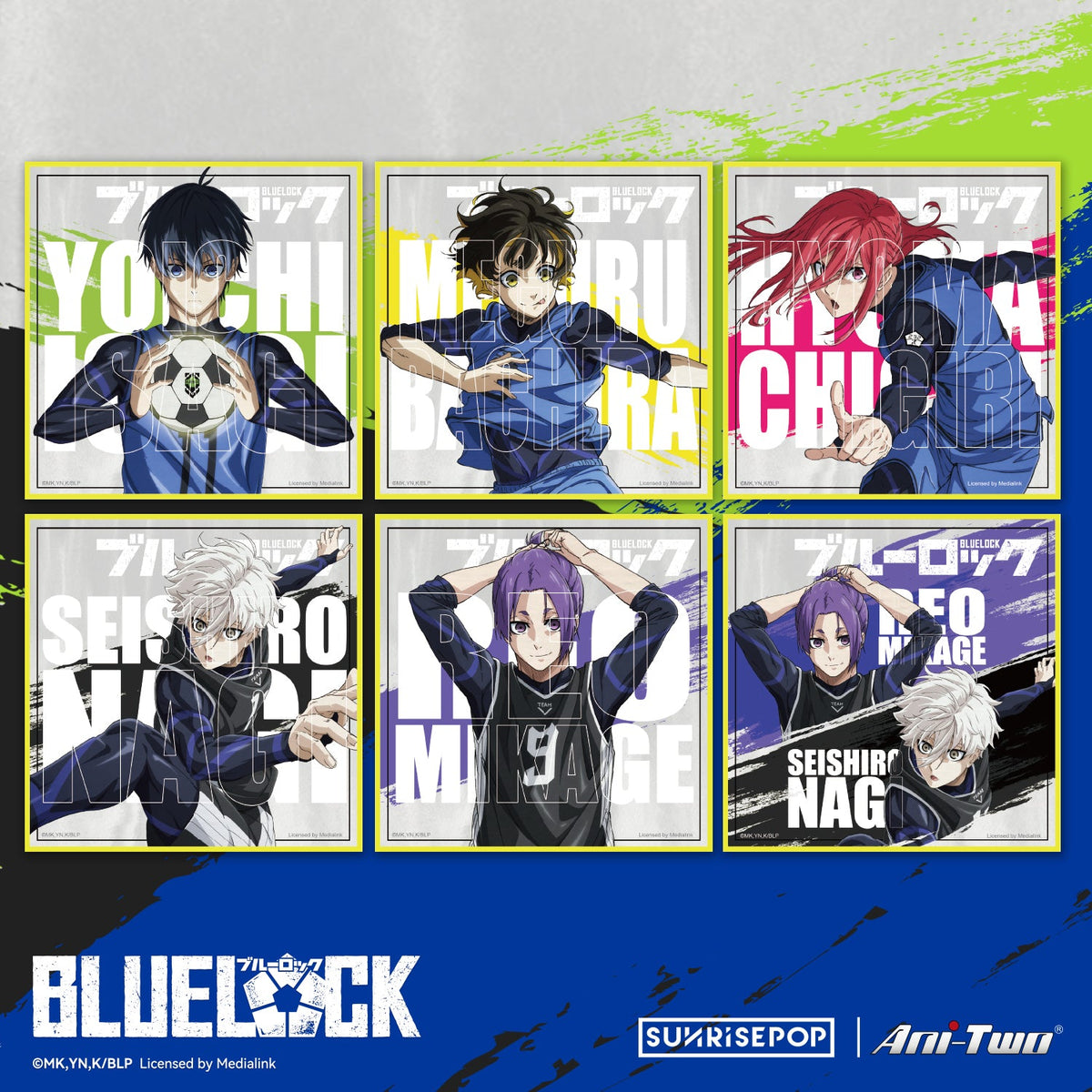 BLUE LOCK COLORED PAPER