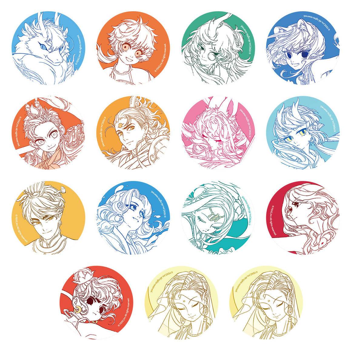 FEI REN ZAI Celestial Palace Series Badge Blind Box
