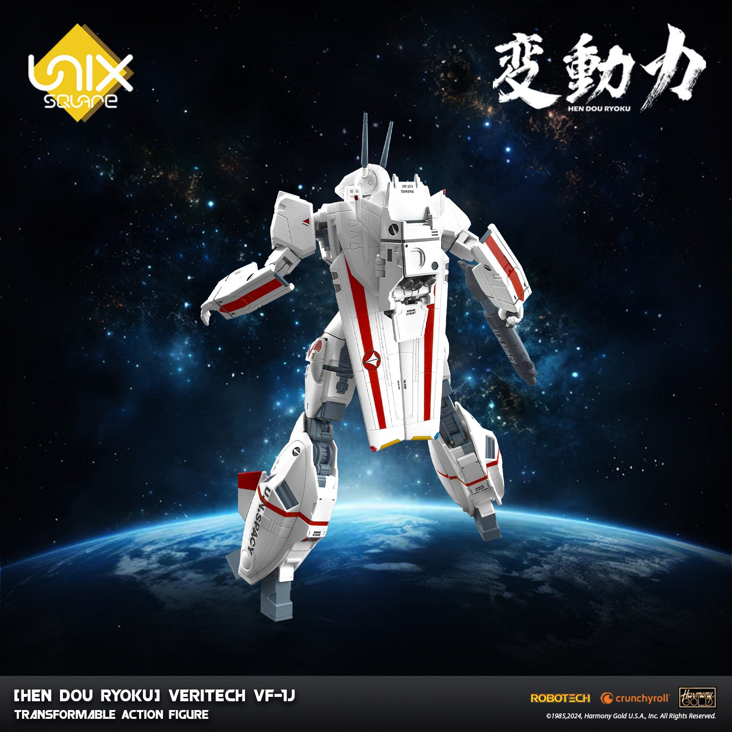 Hen Dou Ryoku Veritech VF-1J Transformable Action Figure