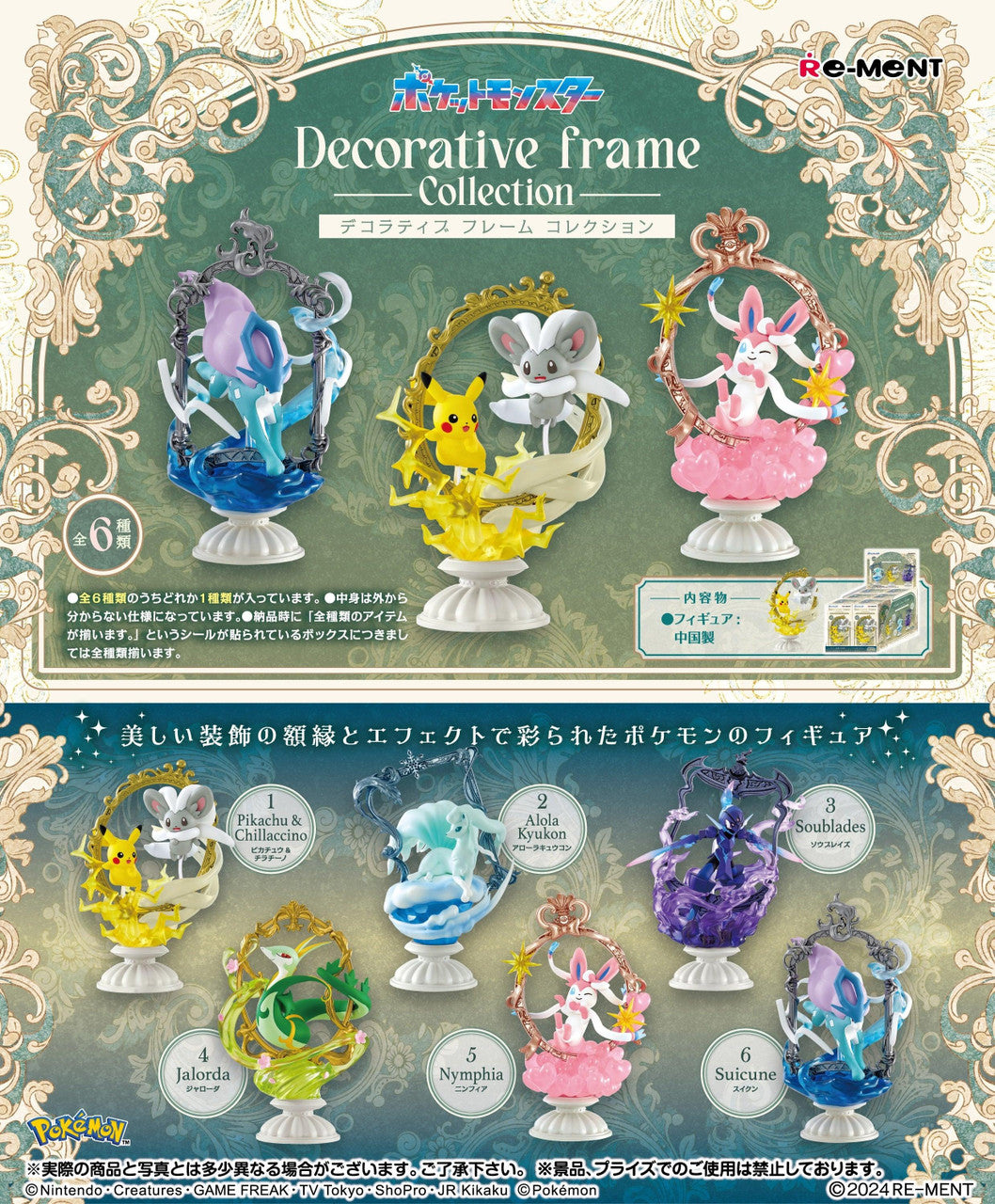 Pokémon Decorative Frame Collection