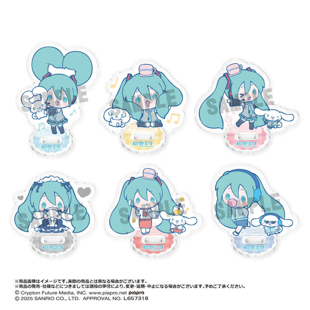 Hatsune Miku x Cinnamoroll Trading Mini Acrylic Stands