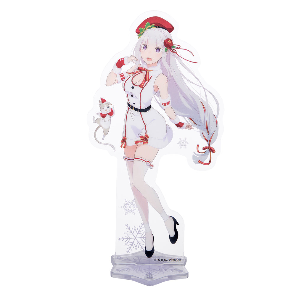 Re:Zero Character-Shaped Acrylic Stand Ver. A Emilia + Puck