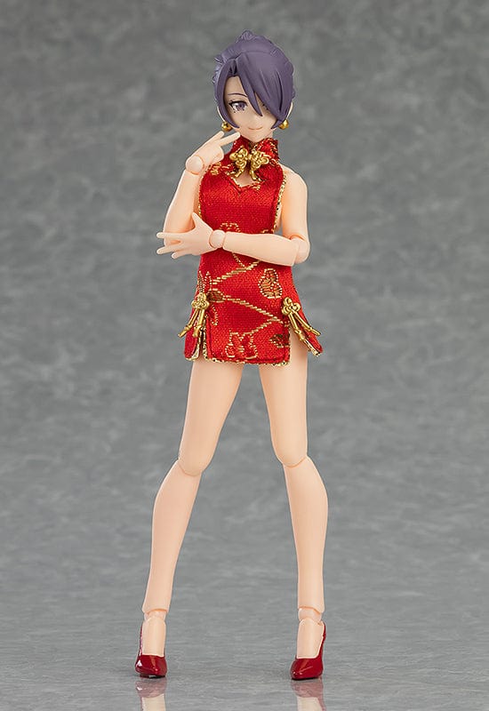 569 figma Female Body ( Mika ) with Mini Skirt Chinese Dress Outfit