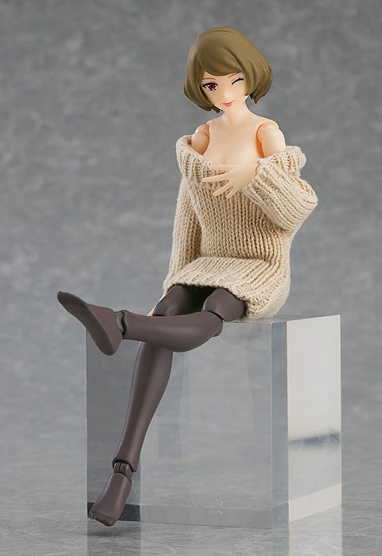 Max Factory 574 figma Female Body Chiaki with Off the Shoulder Sweater Dress