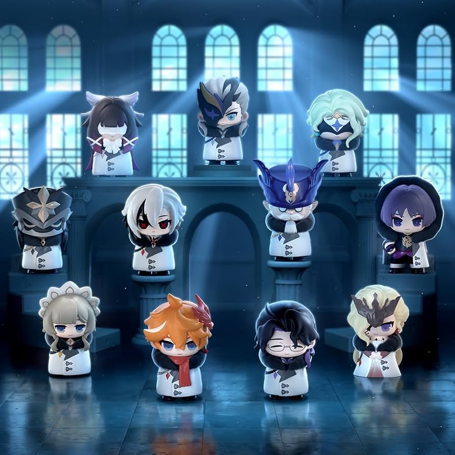 Genshin Impact Mini Figures Fatui Harbingers Chibi Design