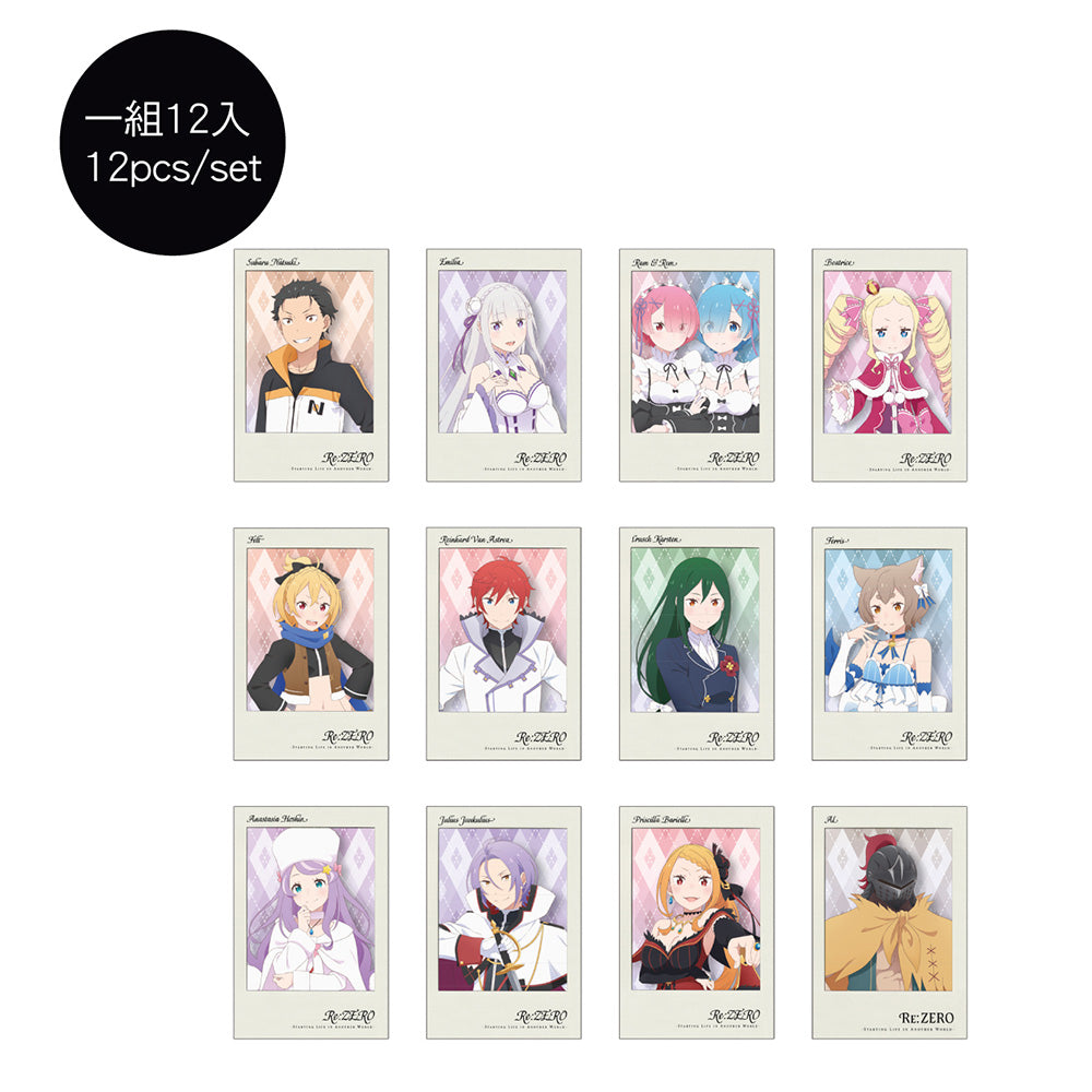 Re:Zero Polaroid-Style Postcard Set Ver. A Mixed