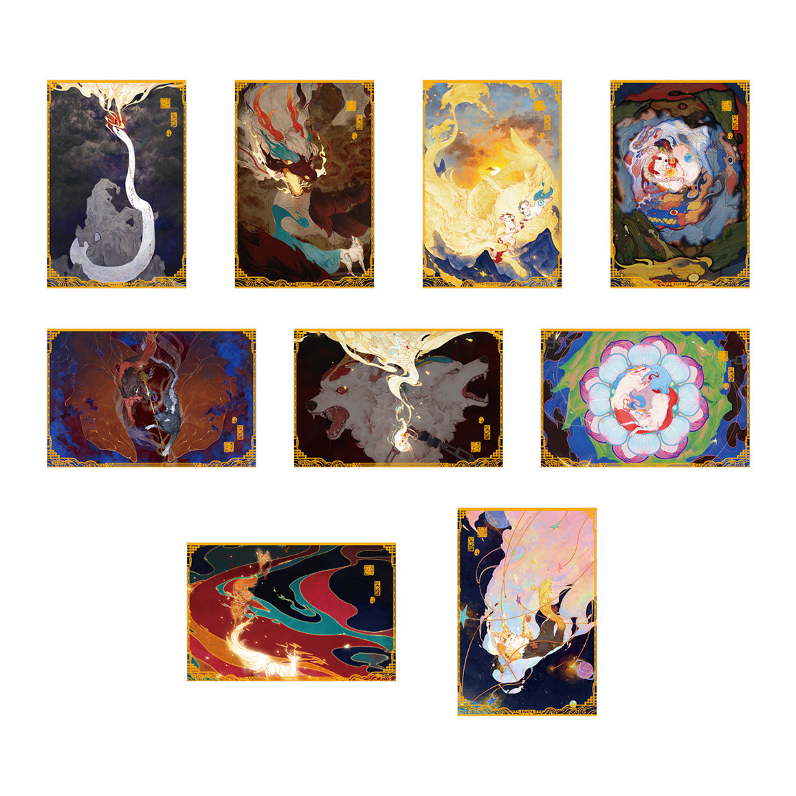 FABULOUS BEASTS Ancient Shades Series 3 Acrylic Clear Card Blind Box