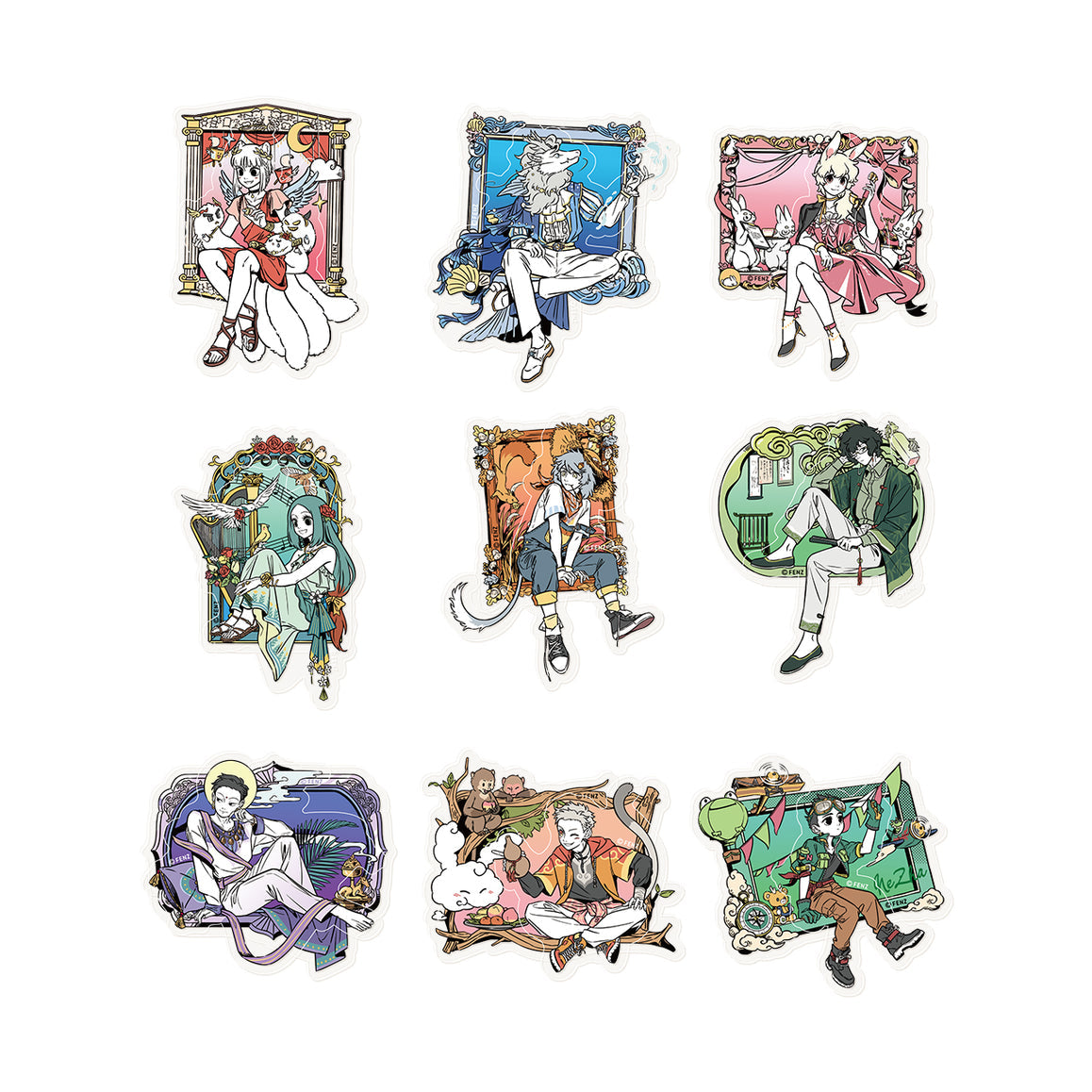 FEI REN ZAI Dreamy Canvases Acrylic Fridge Magnet Blind Box