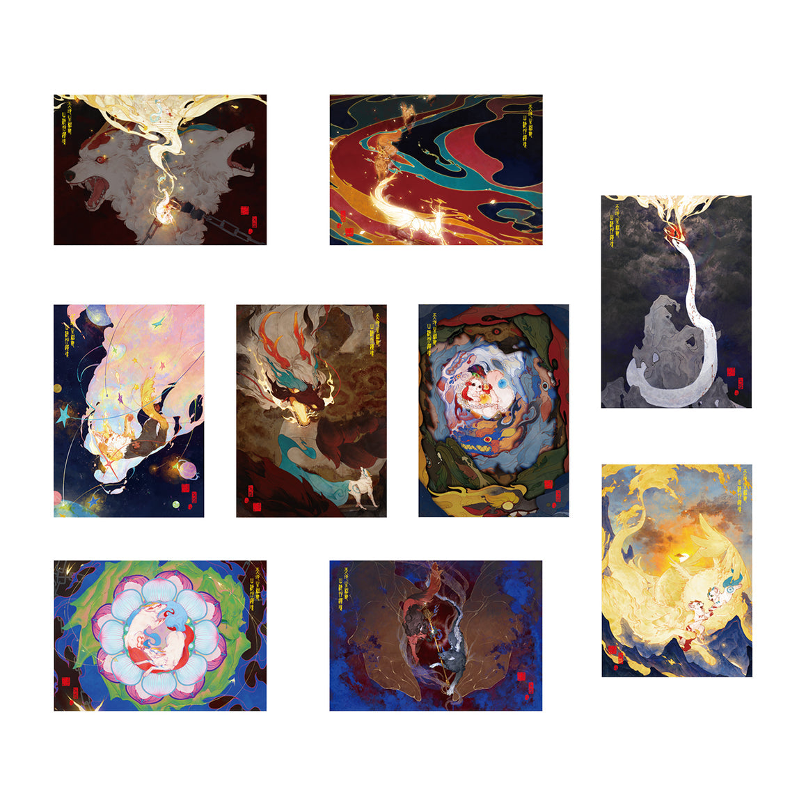 FABULOUS BEASTS Ancient Shades Series 3 Postcard Set