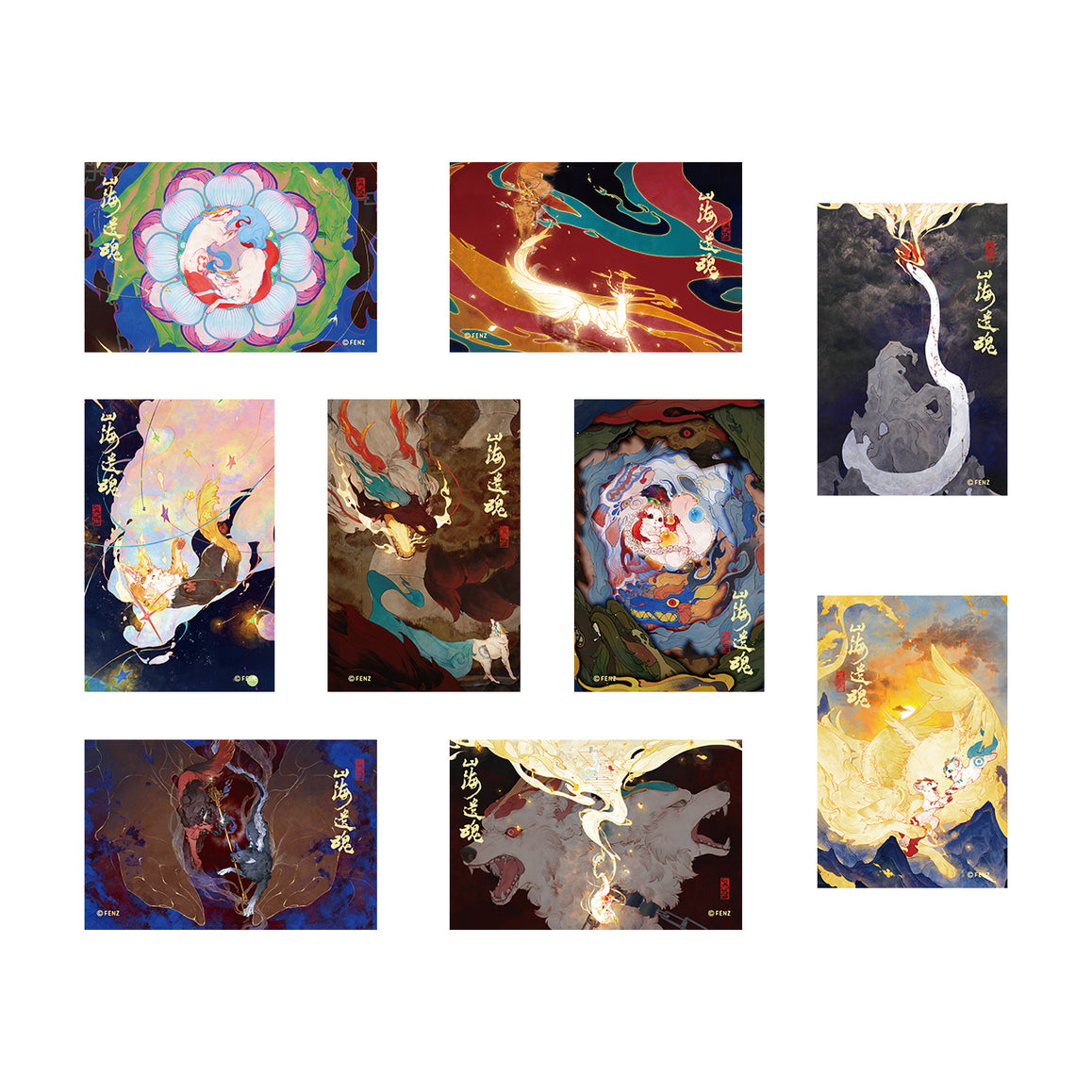 FABULOUS BEASTS Ancient Shades Series 3 Fridge Magnet Blind Box