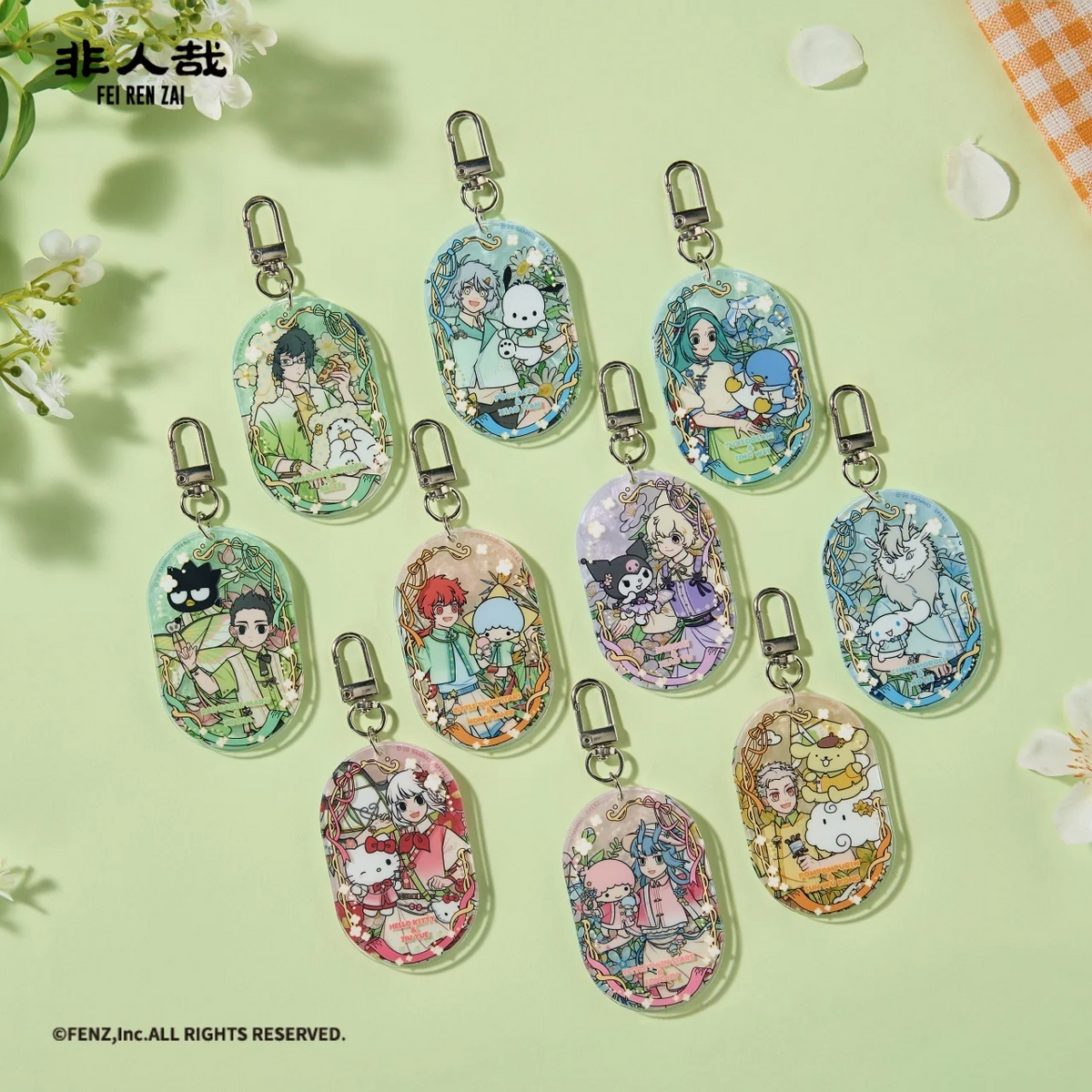 SANRIO CHARACTERS × FEI REN ZAI Series Blind Box - Acrylic Charm