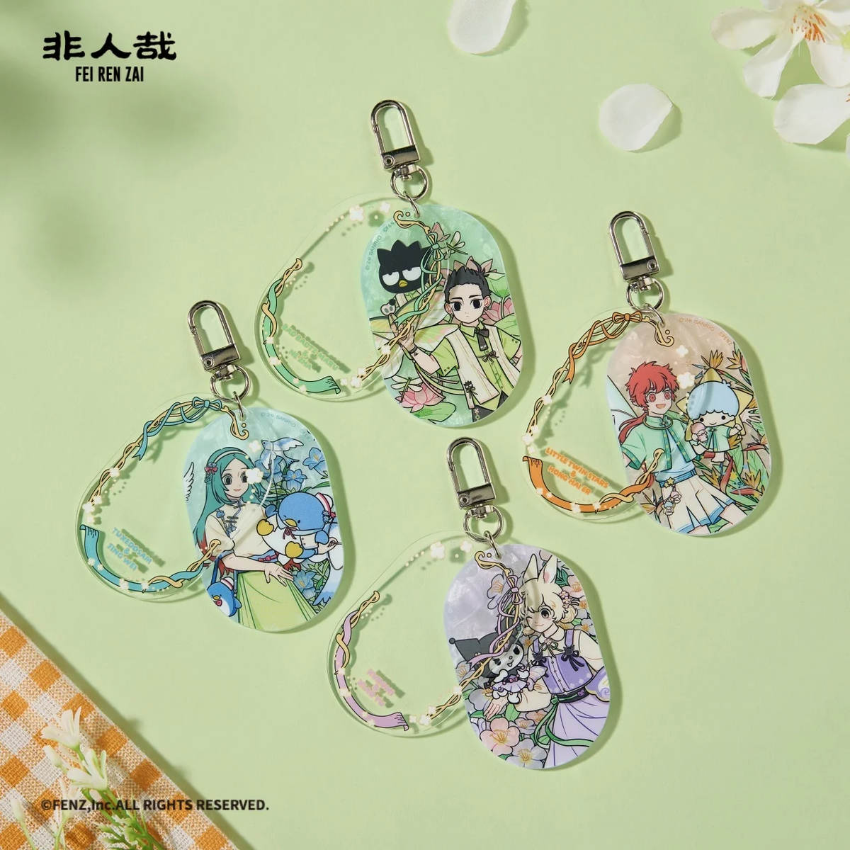 SANRIO CHARACTERS × FEI REN ZAI Series Blind Box - Acrylic Charm