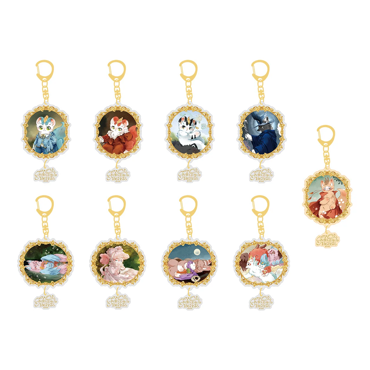 FABULOUS BEASTS Masterpiece Date Series Blind Box - Acrylic Charm