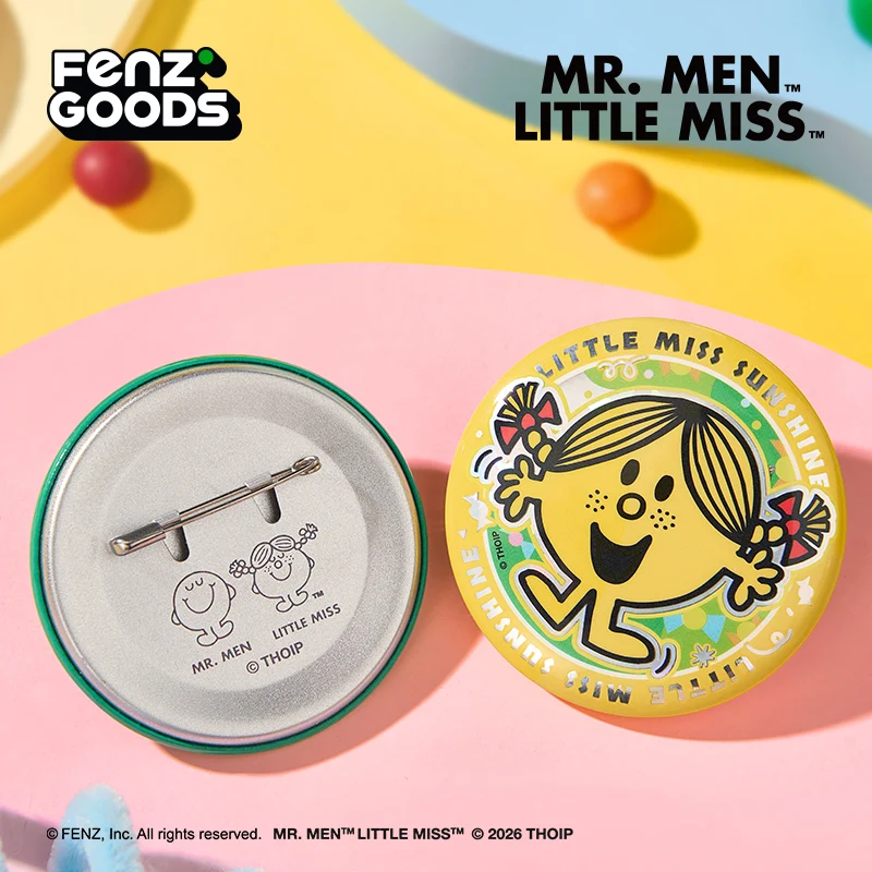 MR MEN LITTLE MISS - Rainbow Candy Series Blind Box - Badge