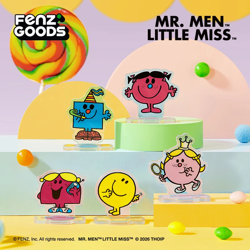 MR MEN LITTLE MISS - Rainbow Candy Series Blind Box - Acrylic Standee