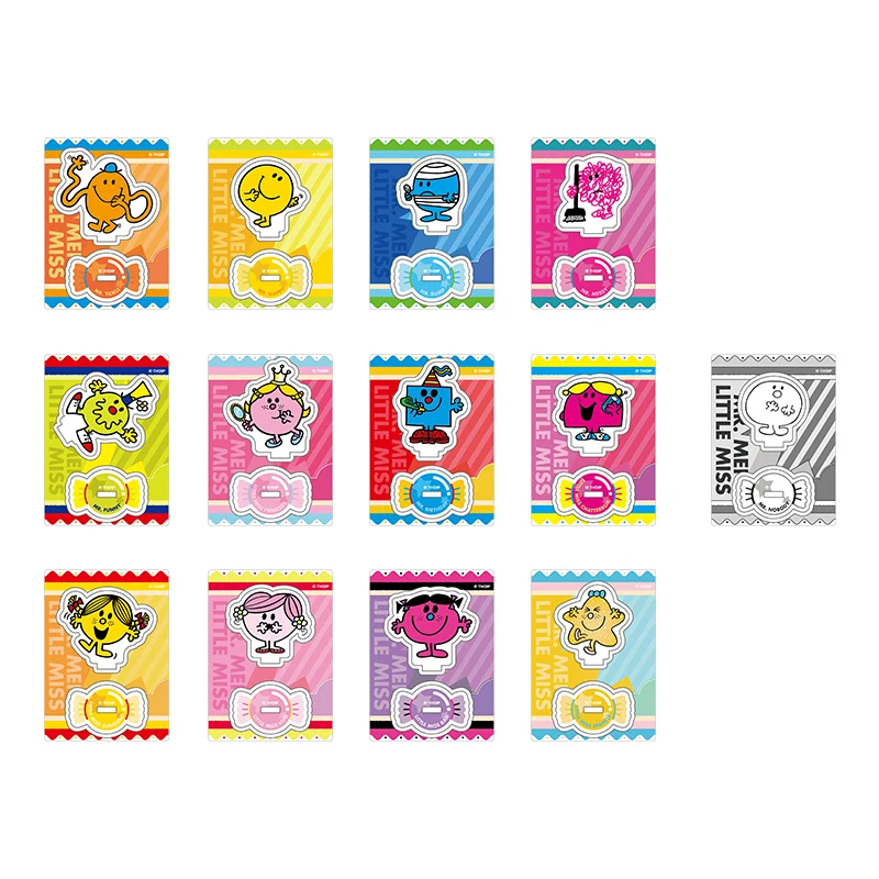 MR MEN LITTLE MISS - Rainbow Candy Series Blind Box - Acrylic Standee